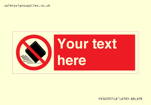 Custom Do Not Drop Sign